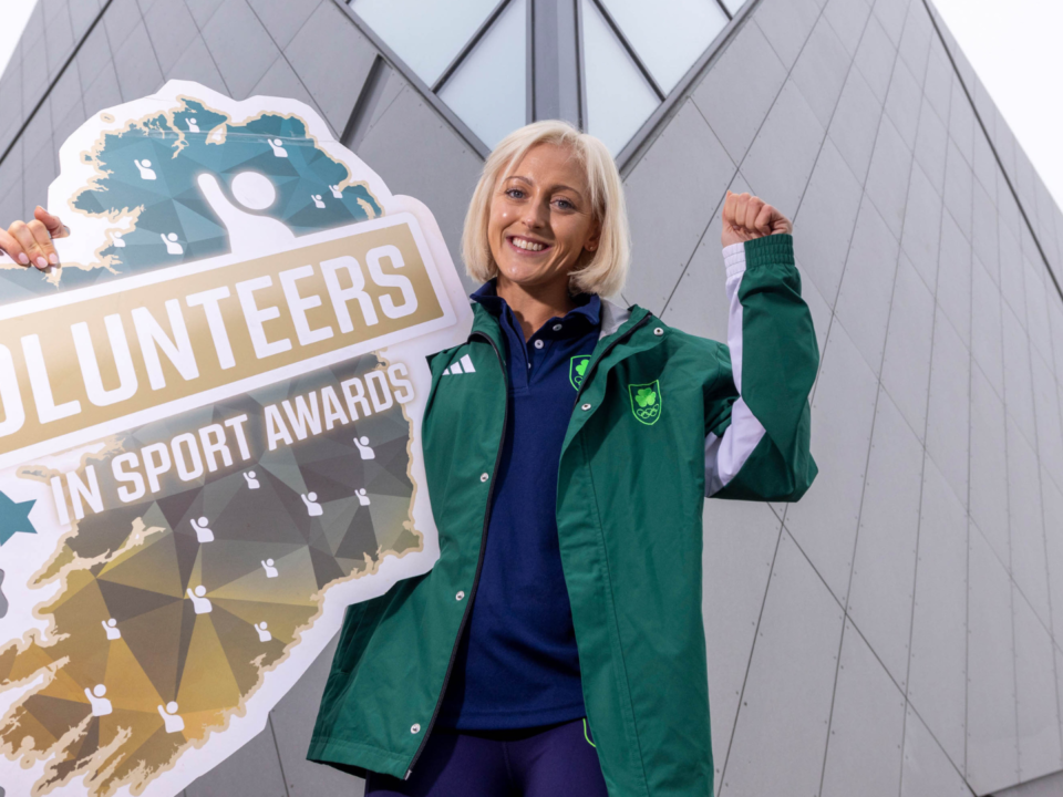 Olympian Sarah Lavin champions the launch of the Federation of Irish Sport 2024 Volunteers in Sport Awards